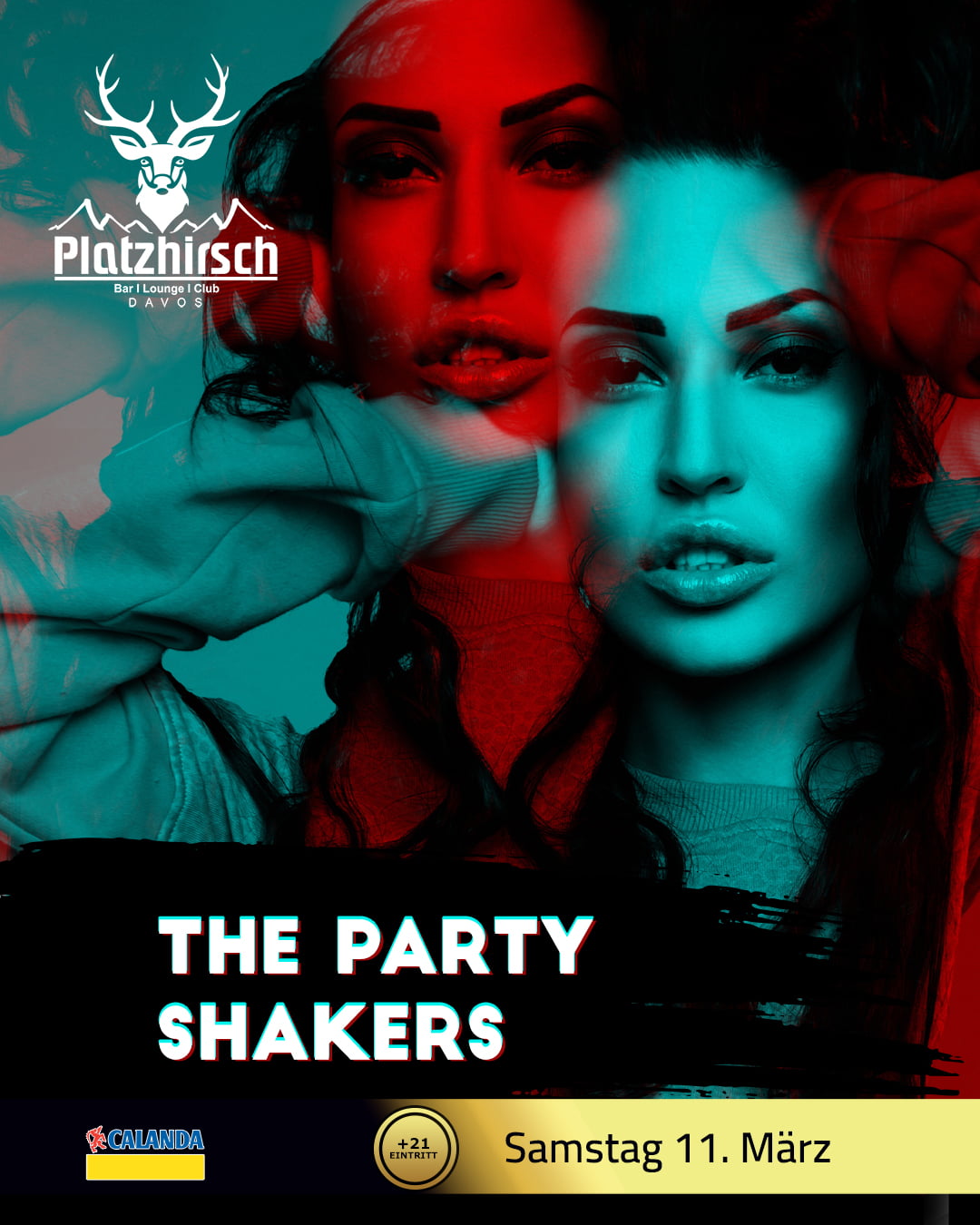 Samstag 11. März The party Shakers
